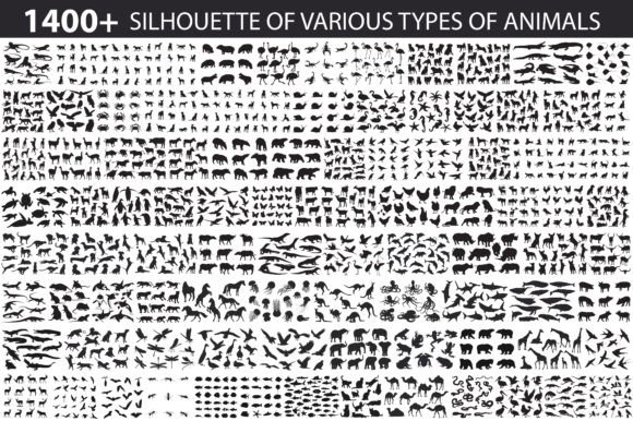 Download Animal Silhouette Big Set - Premium Resources