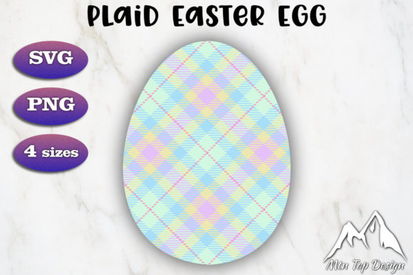 Download Spring Green Tartan Plaid Easter Egg SVG - Easter egg svg Collection