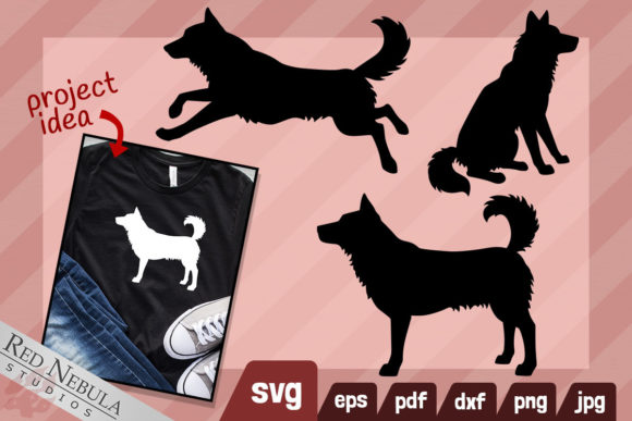Download Siberian Husky | Dog Silhouette - Silhouette Collection