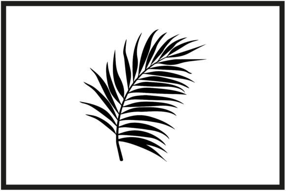 Download Palm Leaf Silhouette Clipart Isolated - Silhouette Collection